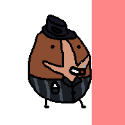 Demonstration of Baked Potato flipping in position when he hits a wall